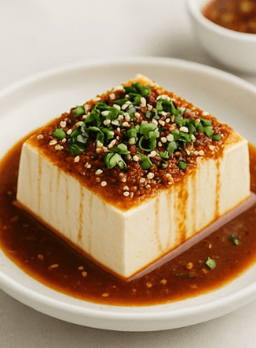 tofu soyeuc épicé recette